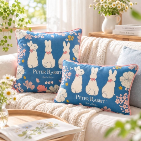 11月兔兔囤貨季~【PETER RABBIT 比得兔】比得兔 抱枕（3款） ＋ 腰枕（4款）
