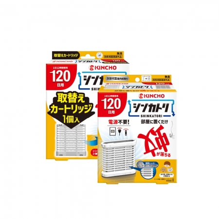 日本金鳥新蚊取屋內滅蚊器120套裝x1入＋120替換匣芯x1入