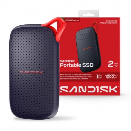 SanDisk 2TB 可攜式 SSD V3 USB-C 外接硬碟 固態硬碟 SDSSDE31（SD-SSDE31-2TB）