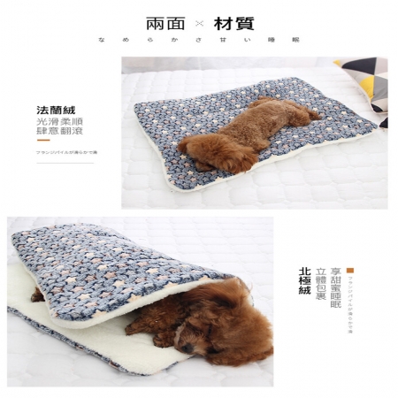 寵物三層加厚法蘭絨棉墊（尺寸:2XL/3XL任選）