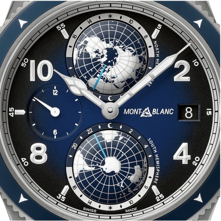 【萬寶龍】MONTBLANC  1858 Geosphere 世界時區腕錶