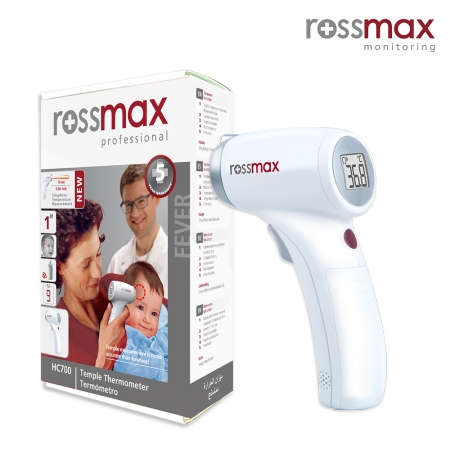 【rossmax優盛】非接觸式紅外線數位額溫槍 （HC700）