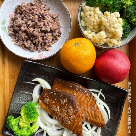 【新益Numeal】日式蒲燒鯛魚片套餐5入組（含十穀飯、季節時蔬） 輕食套餐 即食料理 