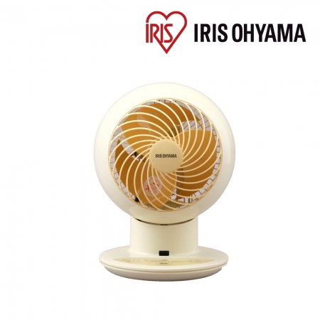 【IRIS OHYAMA】 靜音渦流3D立體擺頭遙控循環扇 黃 PCF-SC15T ★