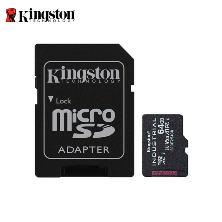 金士頓 INDUSTRIAL microSD U3 V30 工業用 高耐用 64GB 記憶卡 （KTSDCIT2-64G）