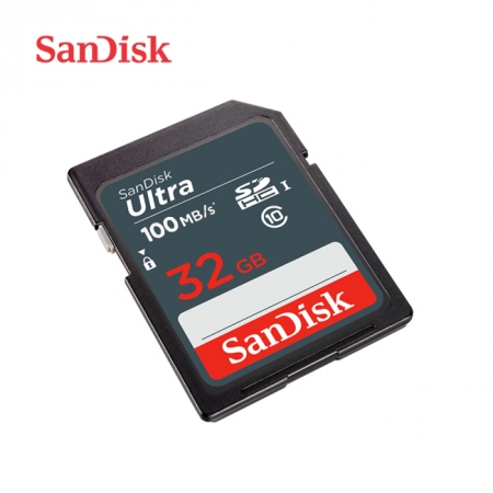 SanDisk Ultra UHS-I 【32GB】 SDHC 記憶卡 讀取100M C10 公司貨（SD-SDU-NR-32G）