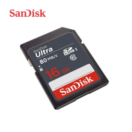 SanDisk Ultra UHS-I 【16GB】 SDHC 記憶卡 讀取80M C10 公司貨（SD-SDU-NS-16G）