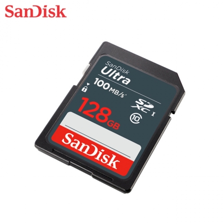 SanDisk Ultra UHS-I 【128GB】 SDXC 記憶卡 讀取100M C10 公司貨（SD-SDU-NR-128G）