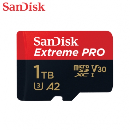 SanDisk Extreme Pro UHS-I 1TB 高速記憶卡 microSD A2 U3 V30 200MB/s（SD-SQXCD-1TB）