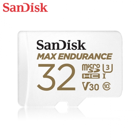 SanDisk 極致耐寫度 microSD 記憶卡 32GB V30 U3 4K 監視器/行車記錄器專用（SD-SQQVR-32G）