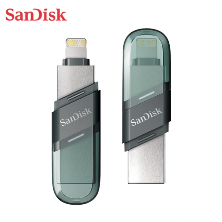 SanDisk 128GB iXpand 翻轉隨身碟 OTG iPhone適用 MFI認證（SD-IXP-90N-128G）