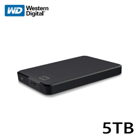 Western Digital 威騰 5TB WD Elements Portable 2.5吋 外接式硬碟 保固公司貨（WD-EMT-5TB）