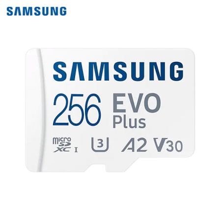 SAMSUNG 三星 EVO Plus 256GB microSD A2 V30 UHS-I 記憶卡 速度130MB/s（EVO-PLUS-KA-256G）