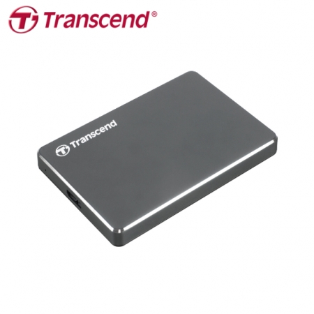 Transcend 創見 2TB StoreJet 25C3N USB 3.0 2.5吋 可攜式外接硬碟 超薄鋁合金設計（TS-25C3-2TB） 