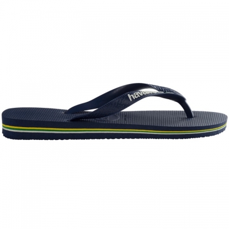 【哈瓦士havaianas】 巴西人字拖 哈瓦士 男款 Brazil logo/深藍夾心