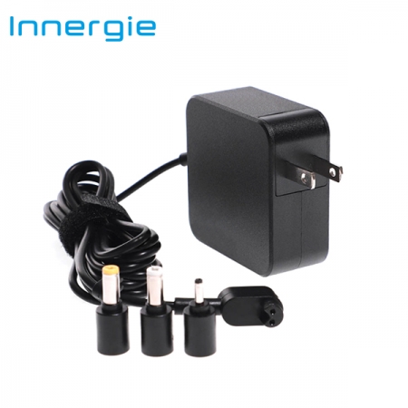 台達電 INNERGIE 65U 65瓦 筆電充電器 黑色 附6顆筆電轉接頭、2.3米耐彎折充電線 （ADP-65DW-YZT）