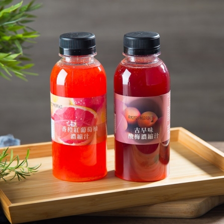 古早酸梅/紅葡萄柚濃縮汁-任選4瓶（500g/瓶）