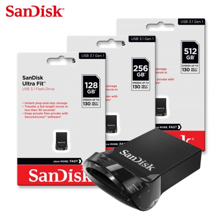 SanDisk CZ430 256GB Ultra Fit USB 3.1 最高可達 130MB/s 極緻小巧 高速隨身碟（SD-CZ430-256G）