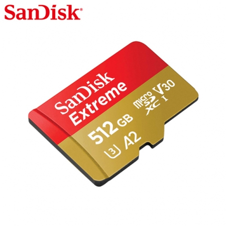 SanDisk Extreme A2 microSD UHS-I 512GB 記憶卡 U3 V30 讀取速度190MB/s （SD-SQXAV-512G）
