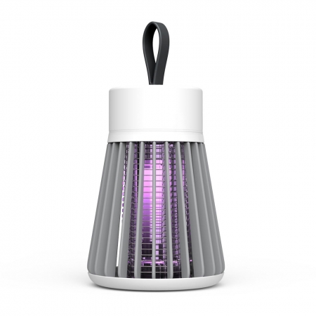 【FJ】攜帶式360°紫光USB充電電擊捕蚊燈 M5