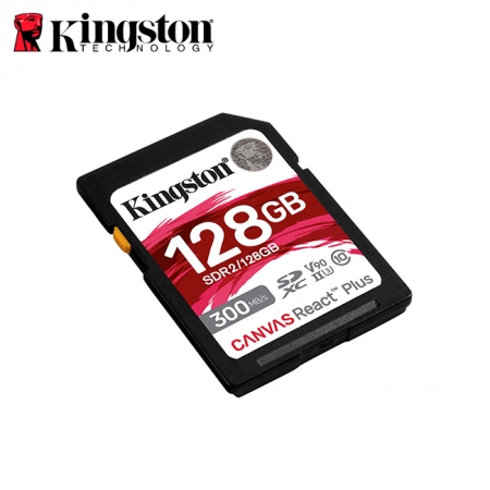 金士頓 128GB Canvas React Plus SDXC UHS-II V90 相機記憶卡 速度300mb/s （KT-SDR2-128G）
