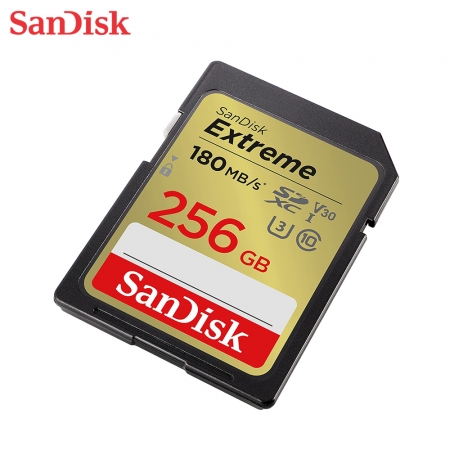 SanDisk Extreme SDXC UHS-I 256GB U3 V30 相機記憶卡 速度180MB/s（SD-SDXVV-256G）