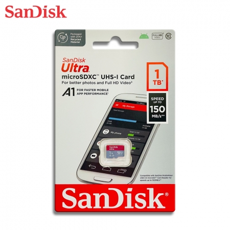 SanDisk Ultra A1 microSD UHS-I 1TB 手機記憶卡 TF卡 傳輸速度最高150MB/s （SD-SQUAC-1TB）
