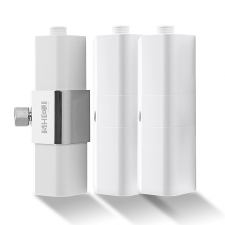 【SHCJ生活采家】加量型七級過濾沐浴淨水器（1器心＋2濾心）#99449