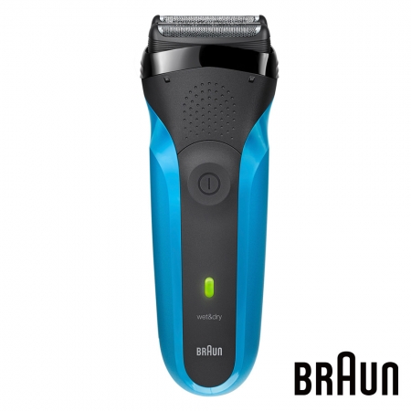 限時下殺《德國百靈BRAUN》-新三鋒系列電鬍刀310s（藍色）