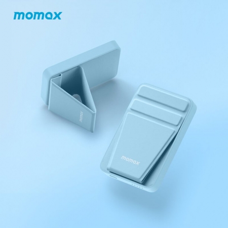 Momax Q.Mag Power 9 磁吸無線充行動電源5000mAh（附支架）（IP109）