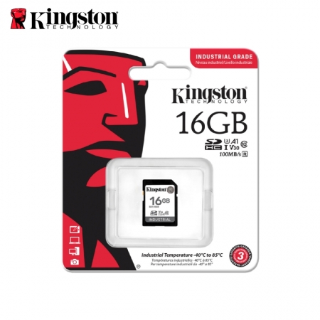 Kingston Industrial 工業級 SDHC 記憶卡 16GB 高耐用 U3 V30 大卡（KT-SDIT-16G）