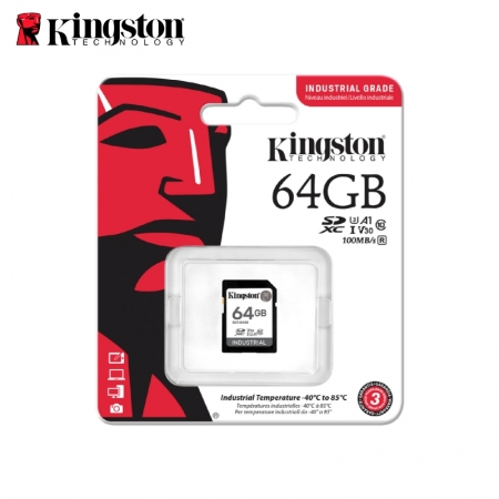 Kingston Industrial 工業級 SDXC 記憶卡 64GB 高耐用 U3 V30 大卡（KT-SDIT-64G）