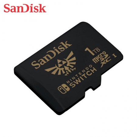 SanDisk 任天堂官方授權 Switch一代專用記憶卡 1TB 薩爾達 聯名款 UHS-I microSD （SD-SQXAO-1TB）