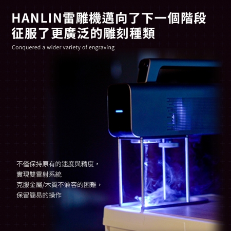 HANLIN-LSZ5 萬雕王 一機雙雕 雙雷射自動對焦雕刻機