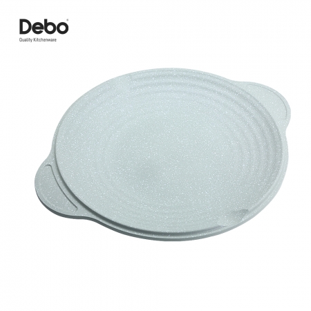 【德鉑Debo】美味燒烤複底雙耳不沾烤盤32cm#17073
