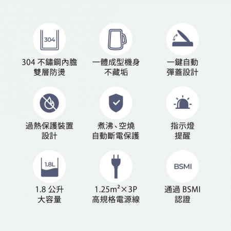 aiwa 愛華 雙層防燙電茶壺 DKS110518 黑/白