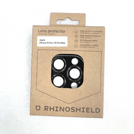 犀牛盾 9H鏡頭玻璃保護貼 適用iPhone 15 Pro/15 Pro Max （6.7吋） 三顆鏡頭