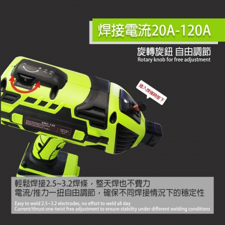 HANLIN-AC120 手持電焊機 110V 智能便攜焊接機 