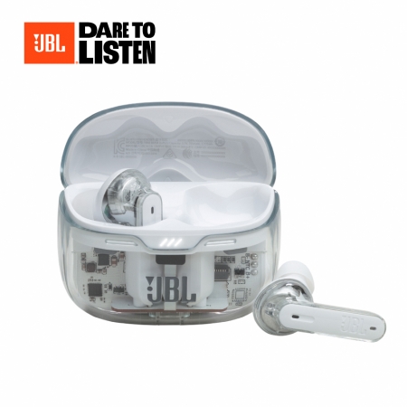 【JBL】Tune Beam Ghost 真無線降噪耳機-透明系特別版