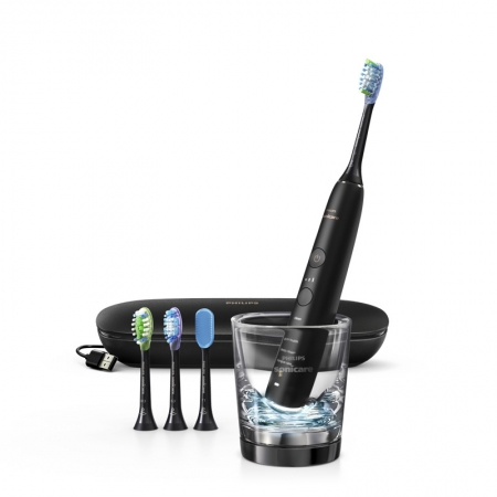 Philips 飛利浦 Sonicare DC Smart 鑽石靚白智能音波震動牙刷 電動牙刷 HX9924/12 星爵黑