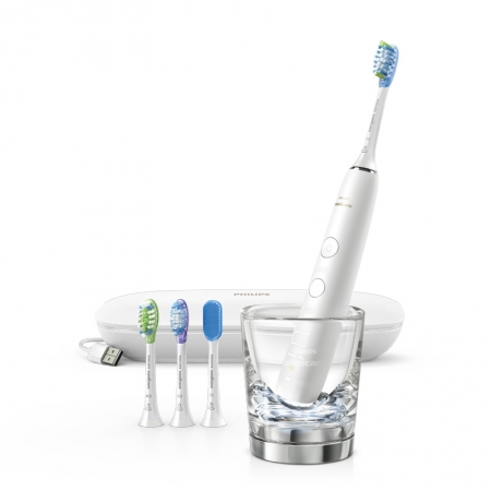 Philips 飛利浦 Sonicare DC Smart 鑽石靚白智能音波震動牙刷 電動牙刷 HX9924/02 晶鑽白