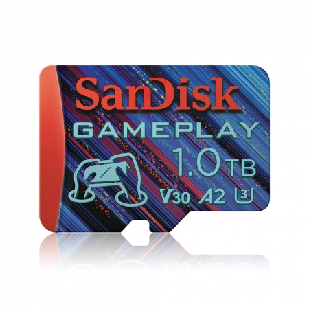 SanDisk GamePlay 1TB 記憶卡 microSD A2 V30 U3 掌上型遊戲專用（SD-SQXAV-XN-1TB）
