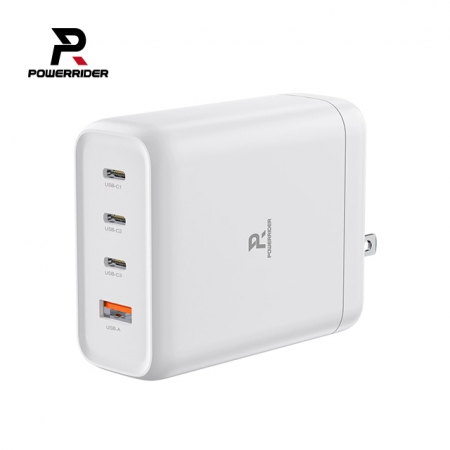 PowerRider PD140W 氮化鎵GaN 4孔折疊快速充電器