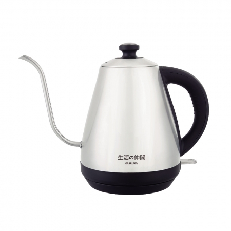 AIWA 愛華 1.0L不鏽鋼溫度計咖啡快煮壺 EK110410 福利品