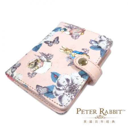 【PETER RABBIT 彼得兔】 比得兔山茶花粉色卡片夾