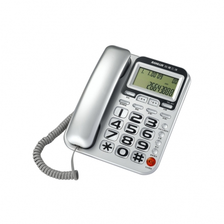 SANLUX 台灣三洋 大字鍵有線電話 TEL-861 顏色隨機 福利品