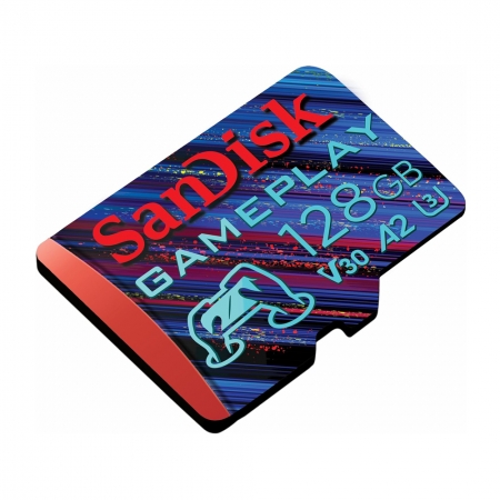SanDisk GamePlay 128G 記憶卡 microSD A2 V30 U3 掌上型遊戲專用（SD-SQXAV-XN-128G）