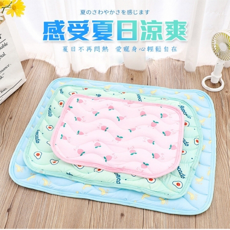 【QIDINA】親膚降溫寵物冰絲涼墊（C款）-尺寸M