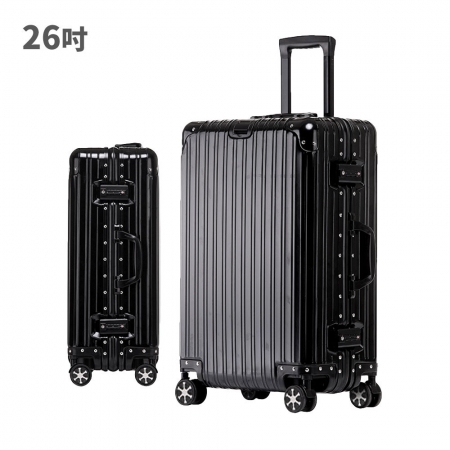 FJ 全鋁鎂合金防爆26吋行李箱KB26（帶隱形掛勾）