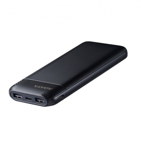 ADATA 威剛 C100 行動電源 黑色 10000mAh QC/PD 20W快充 薄型輕量化設計 公司貨 （AD-C100-K）